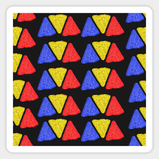 Nacho Average Cinco De Mayo Tortilla Chips Pattern Magnet by BubbleMench